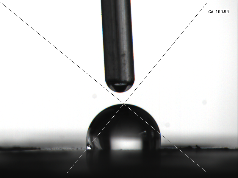 航空航天连接器日皮视频APP在线看黄前水滴角100.99度-日皮视频APP在线看黄机表面处理