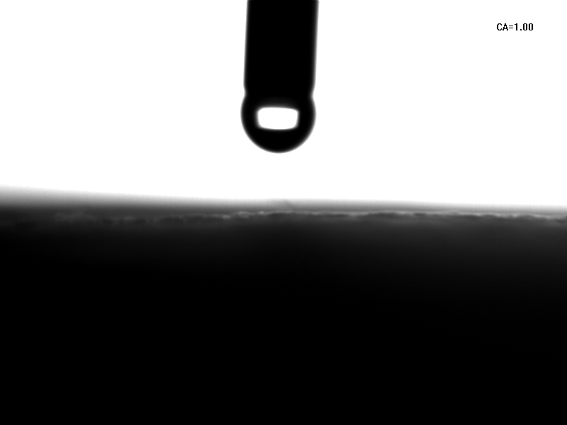 PET无尘布等离子聚合处理前水滴角度数为1°-日皮视频免费看软件