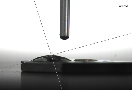 【日皮视频免费看软件】小微型磁钢片在日皮视频APP在线看黄机处理后水滴角为32.5度